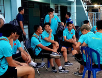 [ẢNH] Trải nghiệm tắc đường, thầy trò Park Hang-seo vẫn hứng khởi tập buổi đầu tại Indonesia