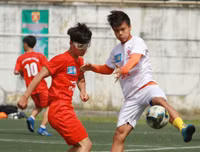 [ẢNH] So tài quyết liệt trong ngày khai mạc Giải bóng đá học sinh THPT Hà Nội 2019