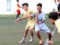 [ẢNH] Thủ môn bất đắc dĩ mang về chiến thắng cho THPT Xuân Mai