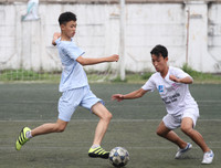 [ẢNH] THPT Việt Hoàng gây bất ngờ, THPT Trương Định thắng sát nút