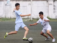 [ẢNH] THPT Việt Hoàng gây bất ngờ, THPT Trương Định thắng sát nút