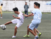 [ẢNH] THPT Việt Hoàng gây bất ngờ, THPT Trương Định thắng sát nút