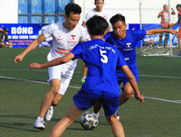 [ẢNH] Những khoảnh khắc ấn tượng chiều 23-10 giải bóng đá học sinh THPT Hà Nội