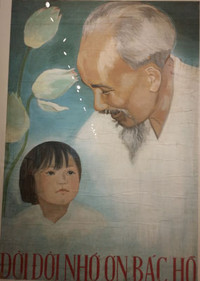 [Ảnh] Những bức tranh cổ động tuyệt đẹp vẽ Chủ tịch Hồ Chí Minh