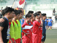 [ẢNH] Thắng kịch tính bằng luân lưu, THPT Lê Văn Thiêm vào top 8