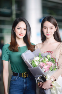Hoa hậu Hương Giang đọ sắc cùng Á hậu Chuyển giới quốc tế
