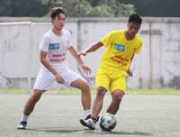 [ẢNH] So tài quyết liệt trong ngày khai mạc Giải bóng đá học sinh THPT Hà Nội 2019