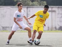 [ẢNH] So tài quyết liệt trong ngày khai mạc Giải bóng đá học sinh THPT Hà Nội 2019