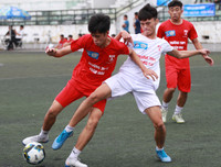 [ẢNH] THPT Xuân Mai thắng ngược THPT Thượng Cát đầy cảm xúc