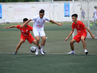 [ẢNH] Những khoảnh khắc ấn tượng ngày thi đấu 22-10 giải bóng đá học sinh THPT Hà Nội