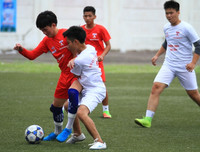 [ẢNH] Những khoảnh khắc ấn tượng ngày thi đấu 22-10 giải bóng đá học sinh THPT Hà Nội