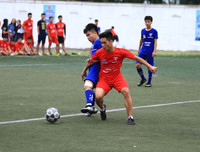 [ẢNH] Những khoảnh khắc ấn tượng ngày thi đấu 22-10 giải bóng đá học sinh THPT Hà Nội