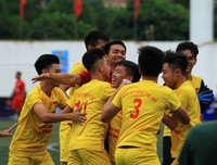 [ẢNH] Những khoảnh khắc ấn tượng ngày thi đấu 22-10 giải bóng đá học sinh THPT Hà Nội