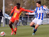 [ẢNH] Văn Hậu tả xung hữu đột giữa những đối thủ cao to ở Hà Lan