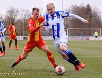 [ẢNH] Văn Hậu tả xung hữu đột giữa những đối thủ cao to ở Hà Lan