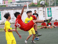 [ẢNH] 6 thắng 7 trên chấm luân lưu, cầu thủ trường Lý Thánh Tông khóc nức nở