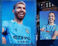 [ẢNH] Cận cảnh mẫu áo đấu mới đẹp lạ của Man City