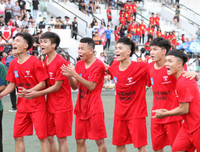 [ẢNH] Cuộc ngược dòng ngoạn mục trên chấm luân lưu của THPT Xuân Mai