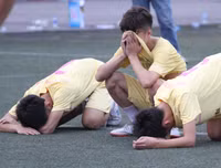 [ẢNH] Cuộc ngược dòng ngoạn mục trên chấm luân lưu của THPT Xuân Mai