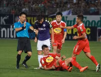 Các tuyển thủ U23 Việt Nam chơi thế nào trong trận Hà Nội 5-0 HAGL?