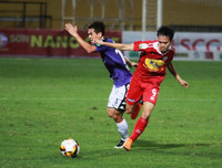 Các tuyển thủ U23 Việt Nam chơi thế nào trong trận Hà Nội 5-0 HAGL?