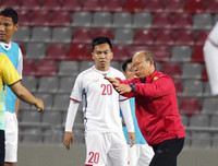 [ẢNH] Thầy trò Park Hang-seo rèn chiến thuật tấn công ĐT Jordan