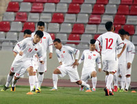 [ẢNH] Thầy trò Park Hang-seo rèn chiến thuật tấn công ĐT Jordan