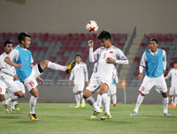 [ẢNH] Thầy trò Park Hang-seo rèn chiến thuật tấn công ĐT Jordan