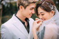 Lộ ảnh cưới đẹp như mơ của Á hậu Phương Nga và diễn viên Bình An