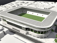 [ẢNH] Thiết kế mới đẹp lộng lẫy sắp thành hiện thực của sân Hàng Đẫy