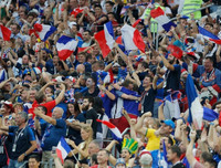 [ẢNH] Khoảnh khắc đội tuyển Pháp kiêu hãnh bước lên đỉnh thế giới