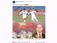Tuyển thủ U23 Việt Nam viết gì lên facebook sau chiến thắng lịch sử?