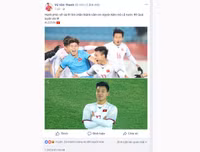 Tuyển thủ U23 Việt Nam viết gì lên facebook sau chiến thắng lịch sử?