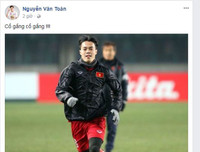 Tuyển thủ U23 Việt Nam viết gì lên facebook sau chiến thắng lịch sử?