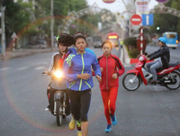 [ẢNH] Xuyên giá lạnh, luyện tập từ tờ mờ sáng để chinh phục Việt dã toàn quốc