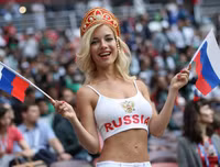 [ẢNH] Fans nữ xinh đẹp và cuồng nhiệt khắp nơi quần tụ về World Cup 2018