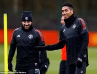 [ẢNH] Dàn sao M.U hí hửng trên sân tập, sẵn sàng 