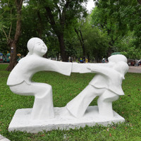 [Ảnh] Các bức tượng công viên Thống Nhất 