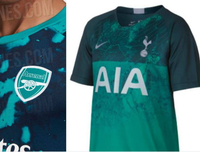 [ẢNH] Lộ mẫu áo loang lổ lạ mắt của Arsenal mùa giải tới