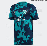 [ẢNH] Lộ mẫu áo loang lổ lạ mắt của Arsenal mùa giải tới