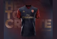 [ẢNH] Lộ mẫu áo loang lổ lạ mắt của Arsenal mùa giải tới