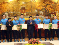 U23 Việt Nam giải tán, các tuyển thủ hồi hương trong vinh quang