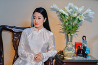 MC Phí Linh rạng rỡ hạnh phúc trong ngày cưới