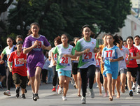 [ẢNH] Những hình ảnh thú vị tại chung kết giải chạy báo Hànộimới 2018