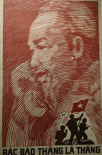 [Ảnh] Những bức tranh cổ động tuyệt đẹp vẽ Chủ tịch Hồ Chí Minh