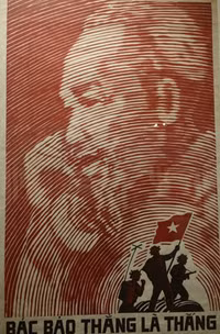 [Ảnh] Những bức tranh cổ động tuyệt đẹp vẽ Chủ tịch Hồ Chí Minh