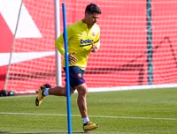 [ẢNH] Messi và đồng đội hào hứng trở lại sân tập sau cách ly