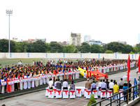 [Ảnh] Sôi nổi ngày khai màn sân chơi bóng đá học sinh THPT lớn nhất Hà Nội