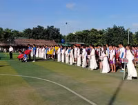 [ẢNH] THPT Lê Văn Thiêm tưng bừng cọ xát, hướng tới giải Báo ANTĐ 2020