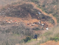 [ẢNH] Hiện trường vụ rơi máy bay khiến tượng đài bóng rổ Kobe Bryant tử nạn